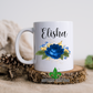 Royal Floral Bouquet Personalized Name Mug